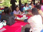 คณะเจ้าหน้าที่อนามัยบางนบให้บริการตรวจสุขภาพประจำปีผู้สูงอายุและทุกคนที่เข้าร่วมกิจกรรมภายในงาน