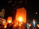 การแสดงในเวทีบองเด็กนักเรียนโรงเรียนในพื้นที่ ของ อบต.บางนบ เพื่อถวายพระพร