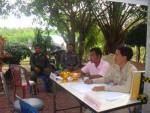 ท่านหัวหน้า สภ.บางนบมาตรวจดูความเรียบร้อย