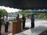 อบจ.นครศรีธรรมราชและอบต.บางนบ ร่วมกันแจกถุงยังชีพแก่ผู้ประสบอุทกภัย