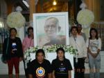 บรรยากาศการสักการะพระศพ ณ วัดบวรฯ