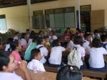 นายก อบต.บางนบ ร่วมปัจฉิมนิเทศนักเรียนโรงเรียนบ้านปากพรุ ประจำปี 2557