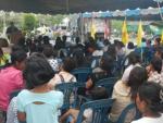 อบจ.นครศรีธรรมราชและอบต.บางนบ ร่วมกันแจกถุงยังชีพแก่ผู้ประสบ