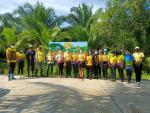องค์การบริหารส่วนตำบลบางนบจัดกิจกรรมปลูกหญ้าแฝกถนนบ้านนายเกษ